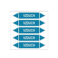 Značení potrubí, vzduch
